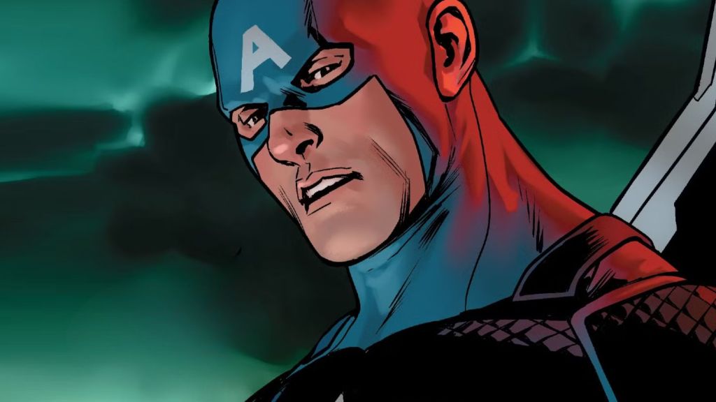 Captain America saying Hail Hydra