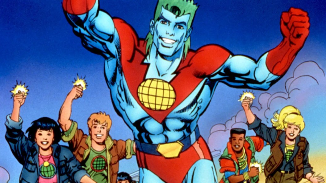 Key art for Captain Planet and the Planeteers