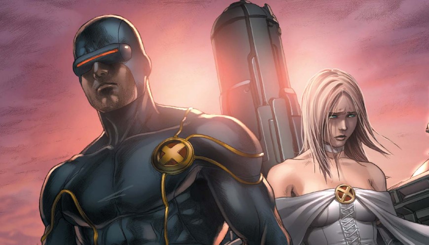 Cyclops and Emma Frost mourn Nightcrawler