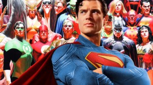 David Corenswet and the Justice League