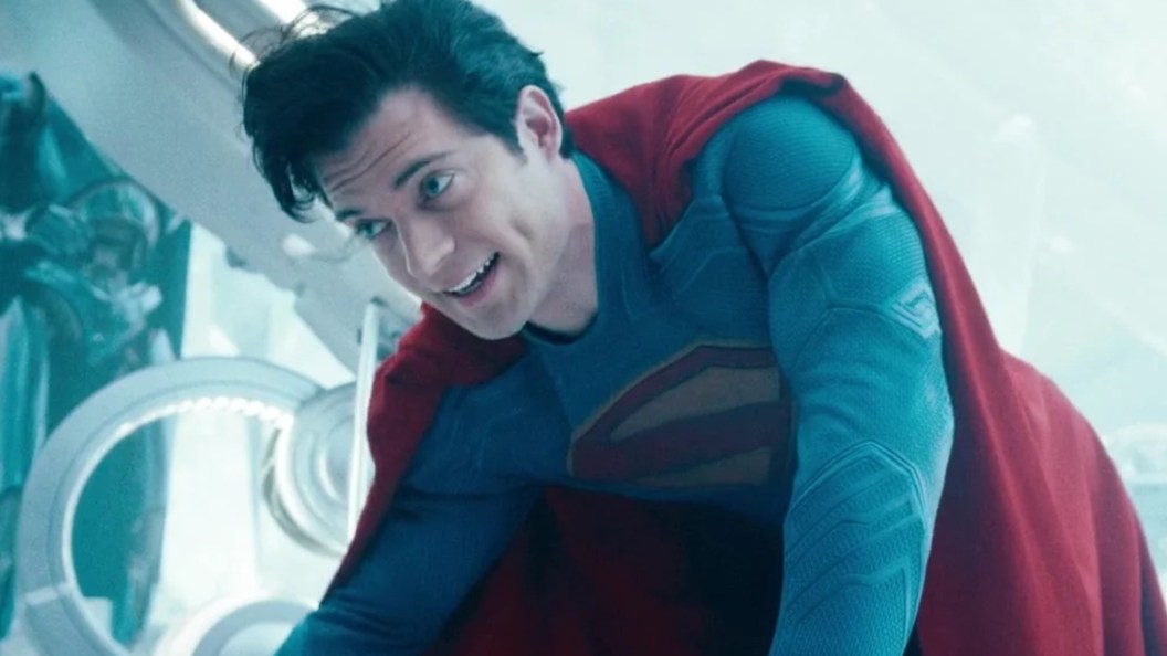 David Corenswet as Superman in the Fortress of Solitude