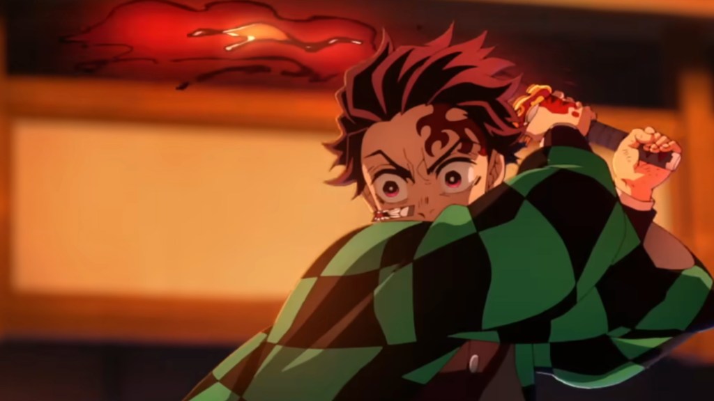 Tanjiro Kamado in Demon Slayer: Kimetsu no Yaiba Infinity Castle