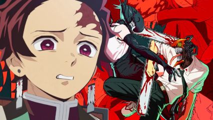 Tanjiro - Demon Slayer, Chainsaw Man - Reze Arc poster