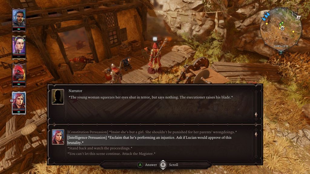 Divinity Original Sin 2 Dialogue Options