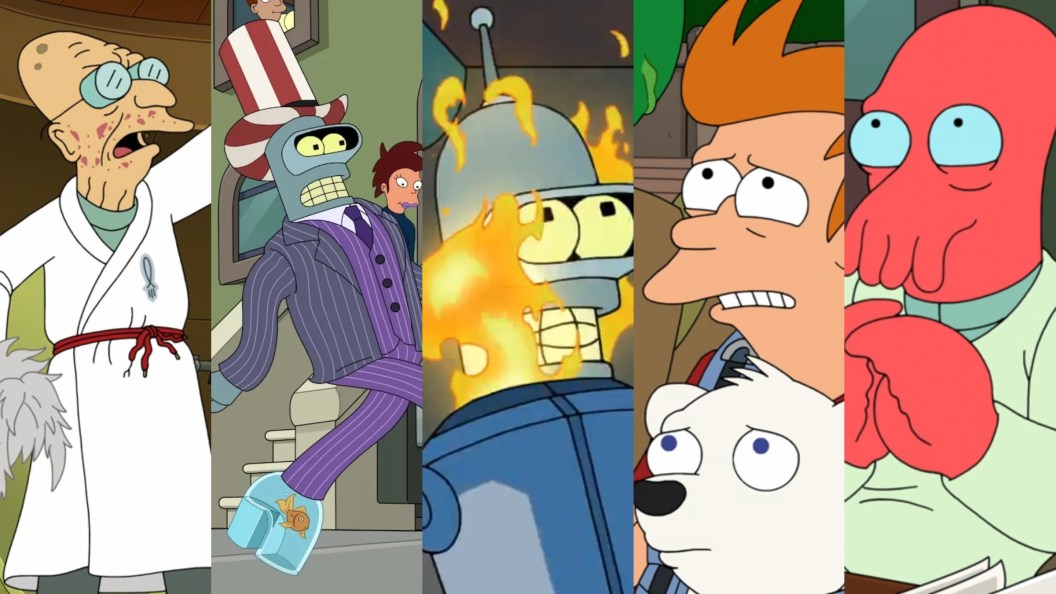 collage of Futurama Season 13 episodes