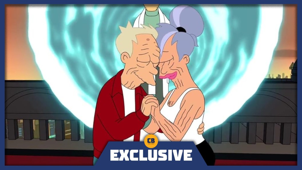 Fry and Leela in Futurama's "Meanwhile"