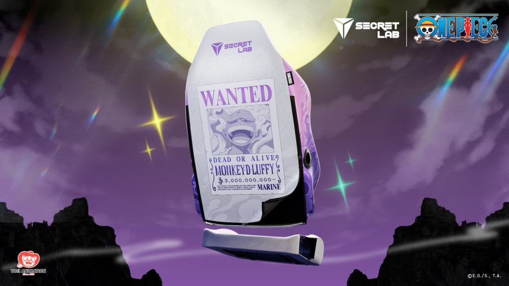 Secretlab SKINS One Piece Gear 5 Luffy Edition