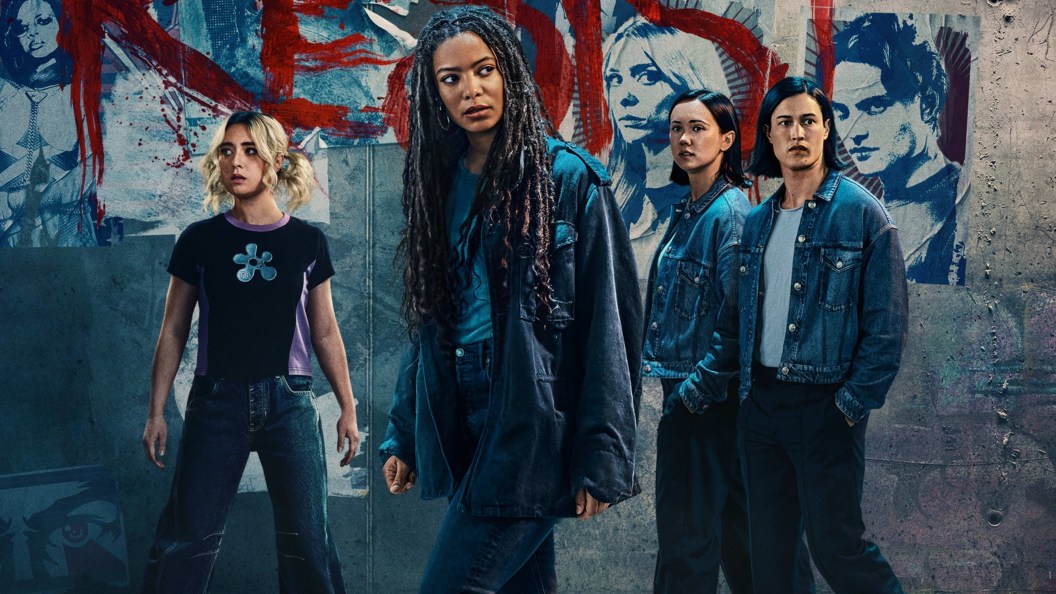 Gen V Season 2 poster featuring Emma, Marie, and Jordan