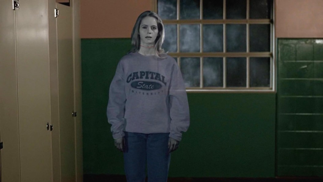 The ghost of a girl in the X-Files episode "Elegy."