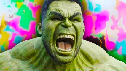 Hulk with a background from Marvel Zombies