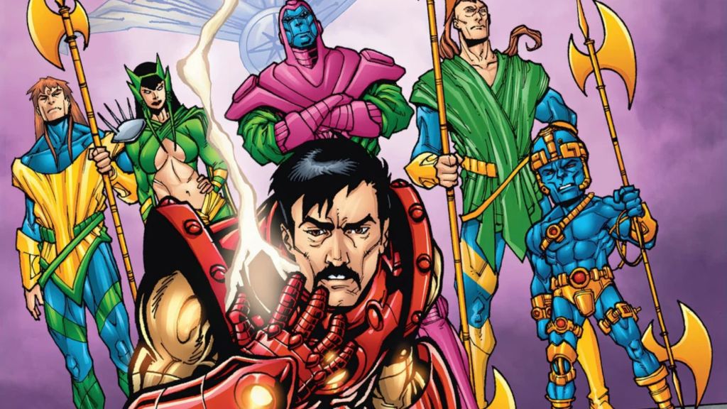 Iron Man with Kang in Crossing