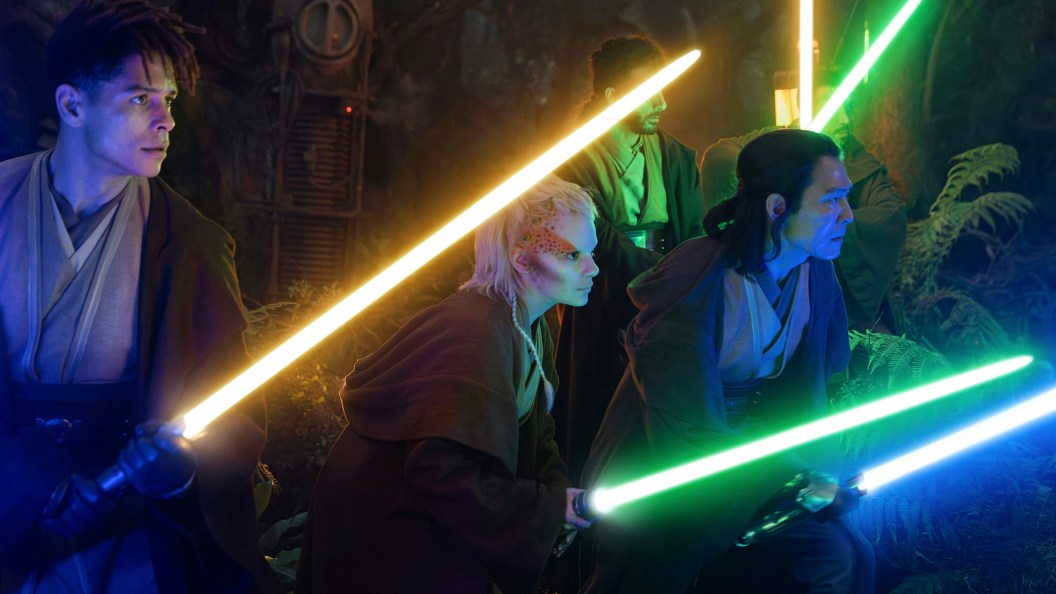 Jedi with lightsabers in The Acolyte