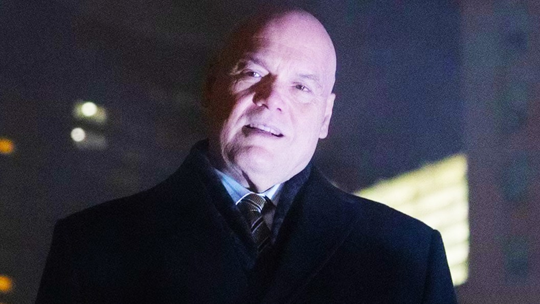 Kingpin on a rooftop in Daredevil Born Again