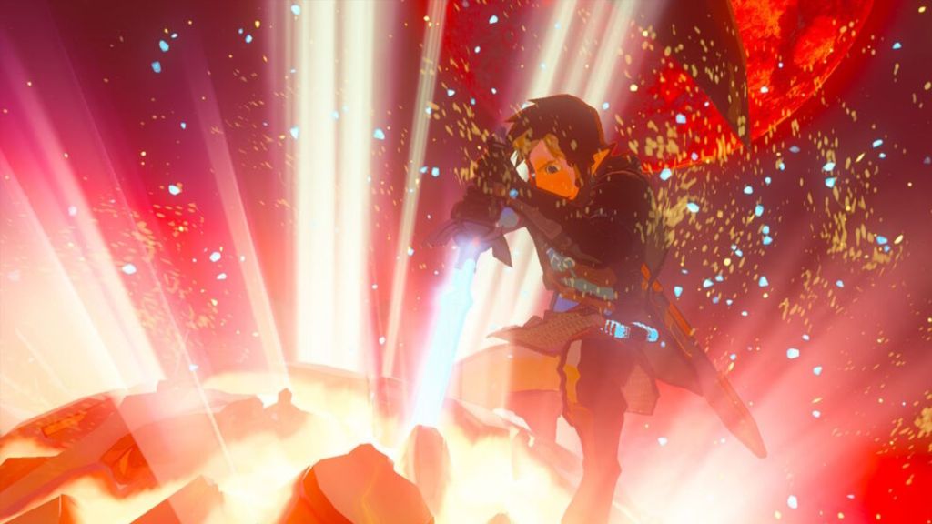 Link with Master Sword