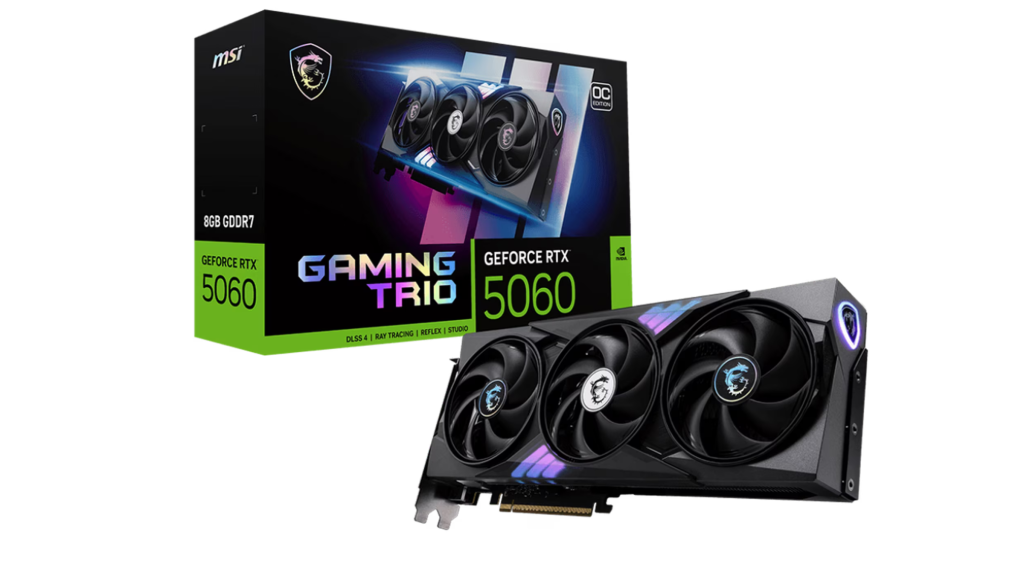 MSI GeForce RTX 5060 8G Gaming Trio OC