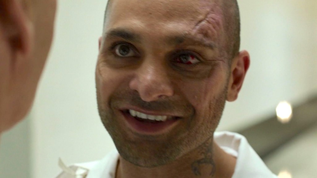Michael Mando as Mac Gargan, aka Scorpion, in Spider-Man Homecoming's post-credits scene