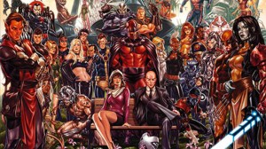 The House of X/Powers of X teaser featuring multiple generations of X_Men characters by Mark Brooks