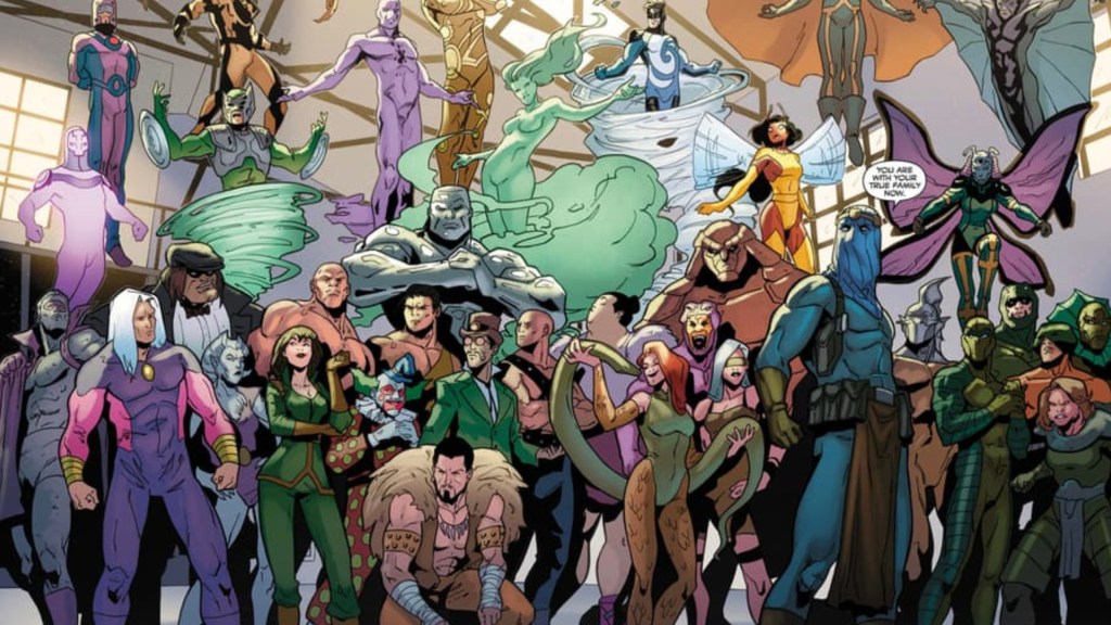 The assembled Masters of Evil