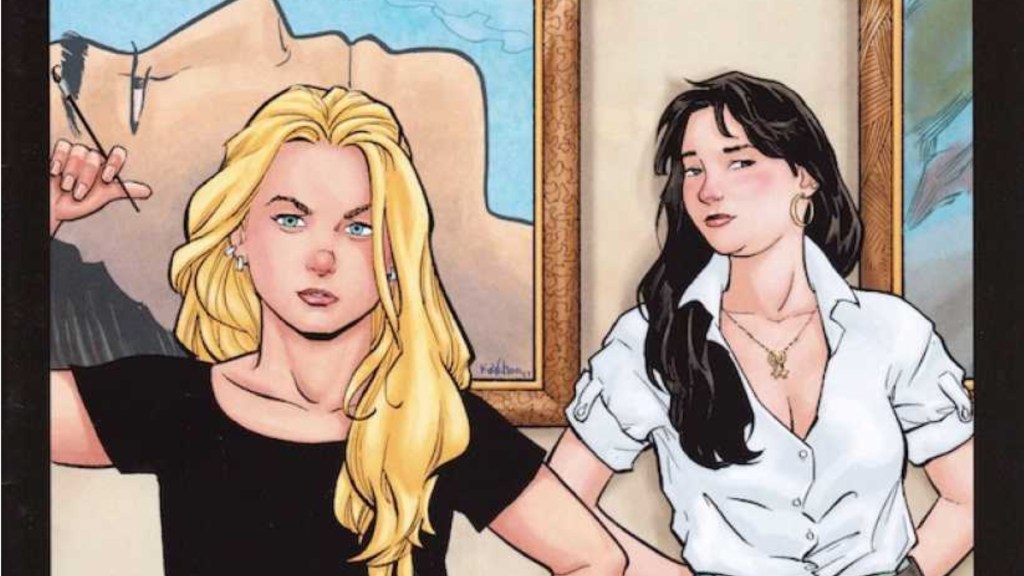 Katchoo and Francine hanging out together in a museuem