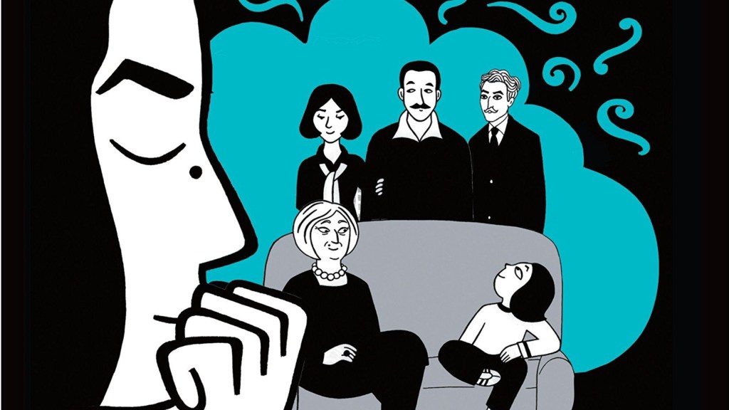 Marjane Satrapi thinking about her family when she was a child
