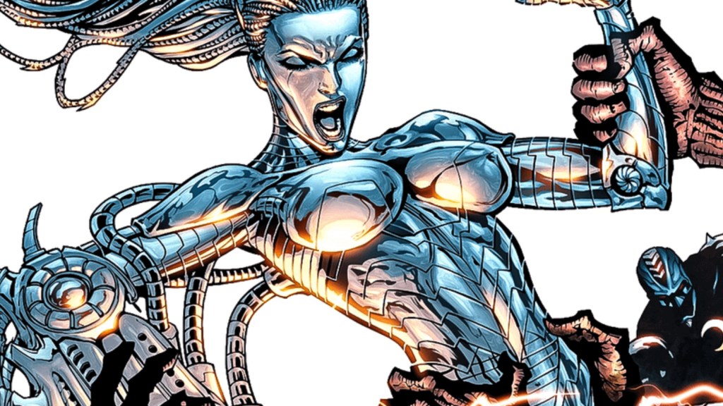 The Engineer getting grabbed while she fights back