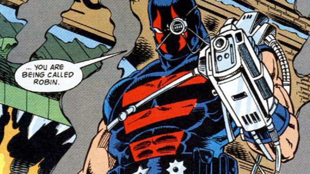 KGBeast holding up his gun arm