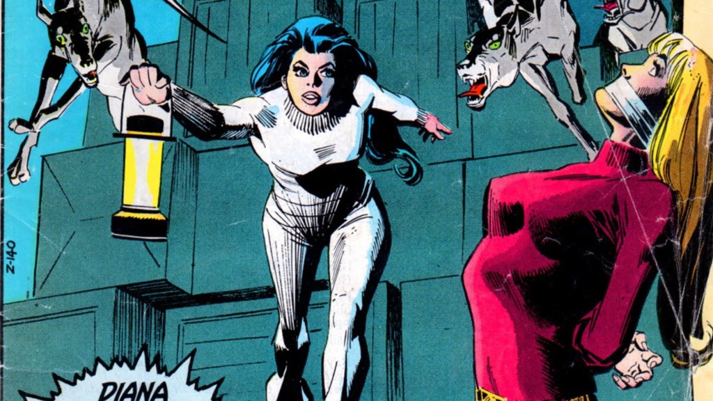 Mod Wonder Woman running to save her friend