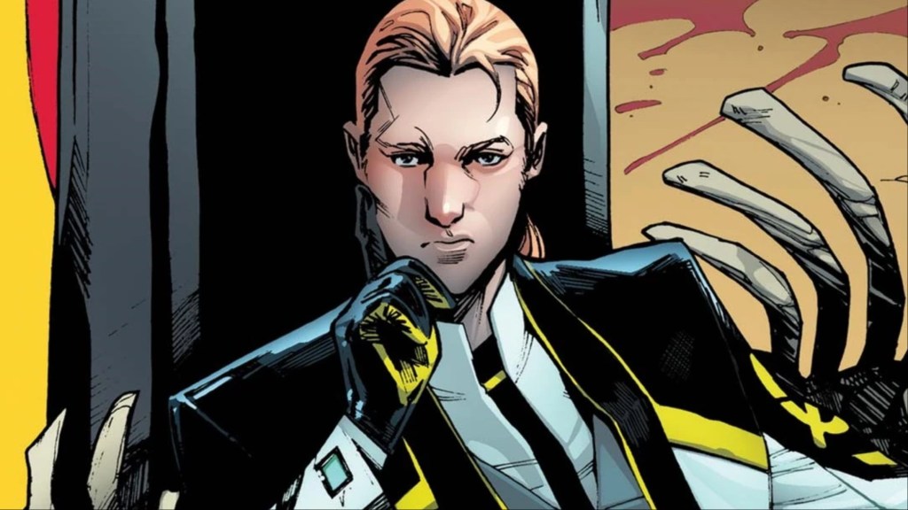 Fabian Cortez sitting in a chair with ribs jutting up behind him