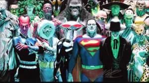 The Legion of Doom, drawn and painted by Alex Ross