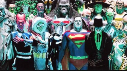 The Legion of Doom, drawn and painted by Alex Ross