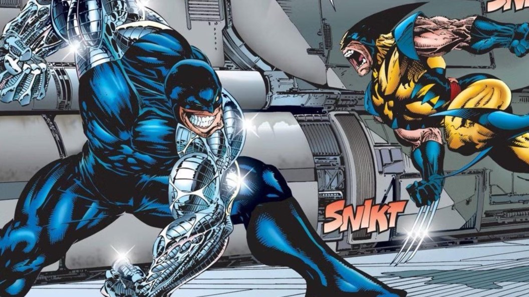 Wolverine attacking Cuber