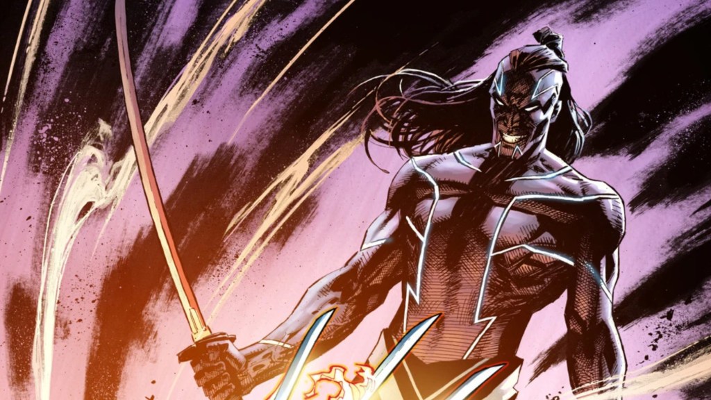 Solem holding the Muramasa blade