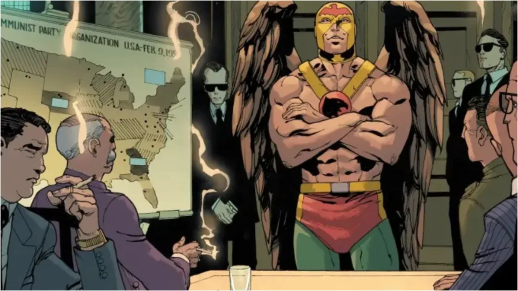 Absolute Hawkman at the HUAC meeting in 1951