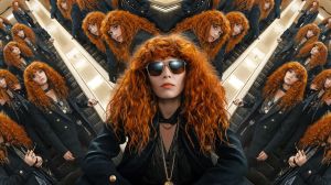 Natasha Lyonne in the poster for Russian Doll