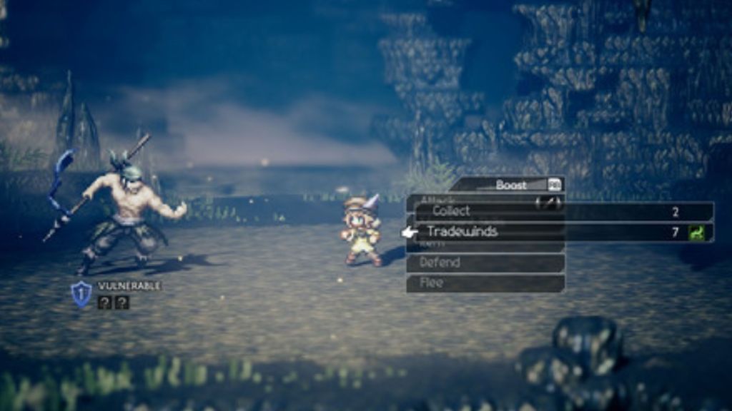 Octopath Traveler Combat Screenshot