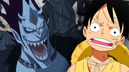 One Piece cover stories Luffy Gecko Moria