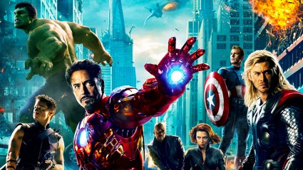 Original Avengers protecting New York in 2012