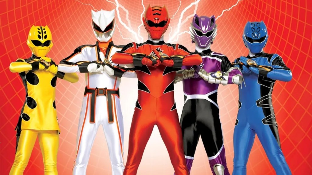 Key art for Power Rangers Jungle Fury