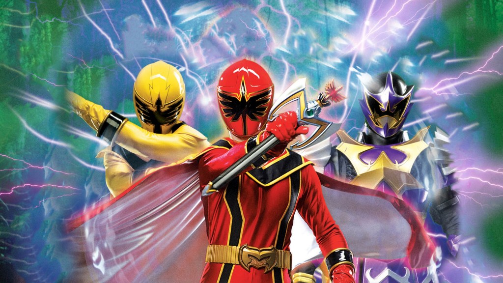 Key art for Power Rangers Mystic Force