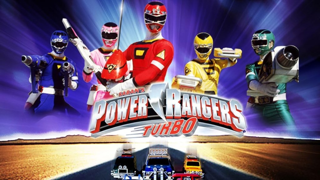 Key art for Power Rangers Turbo