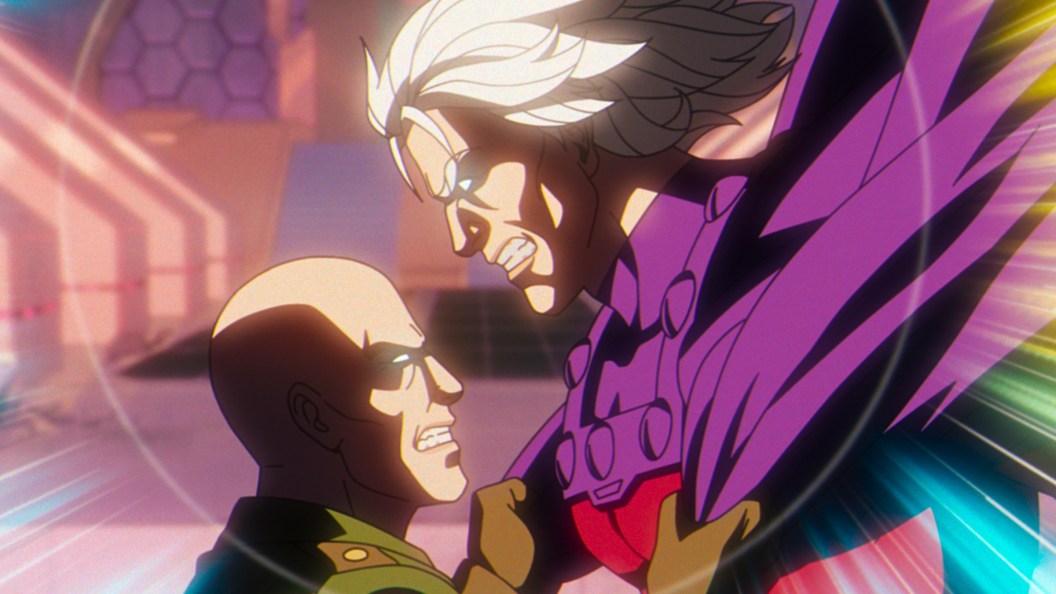 Professor X fighting Magneto in X-Men 97