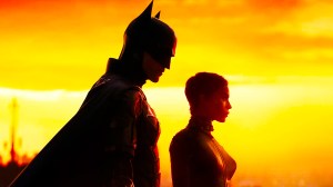 Robert Pattinson's Batman and Zoë Kravitz's Catwoman in The Batman 2022