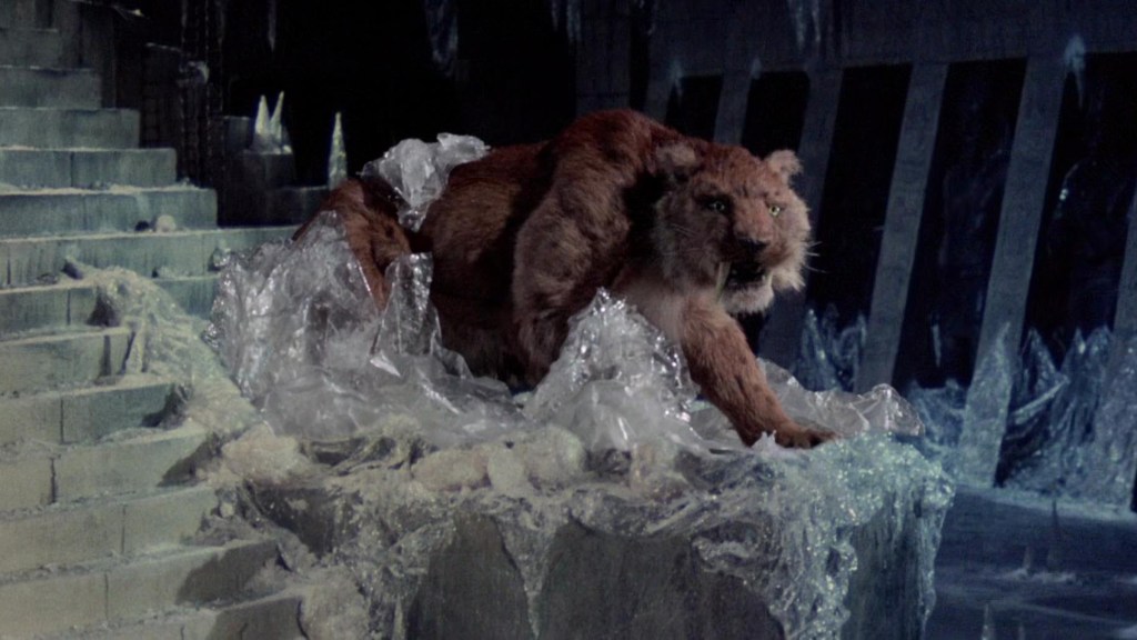 A smilodon from Sinbad and the Eye of the tiger