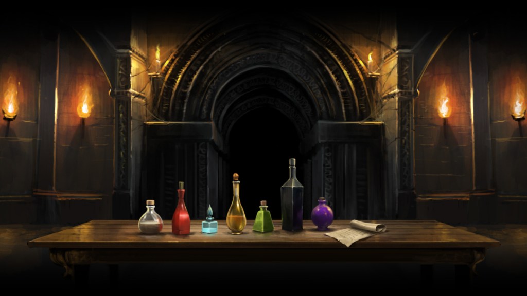 Snape's potions riddle from Harry Potter