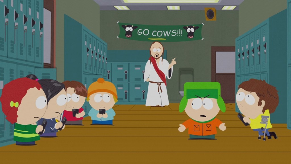 Kyle and Jesus in South Park Season 27 Episode 5