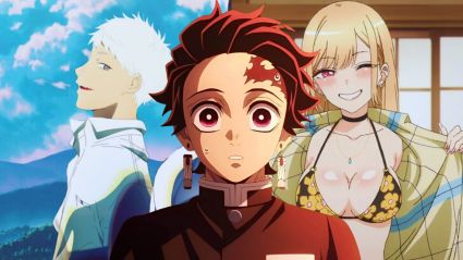 Marin, Hikaru, and Tanjiro from different anime