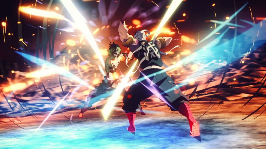 Tengen vs Gyutaro from Entertainment district arc