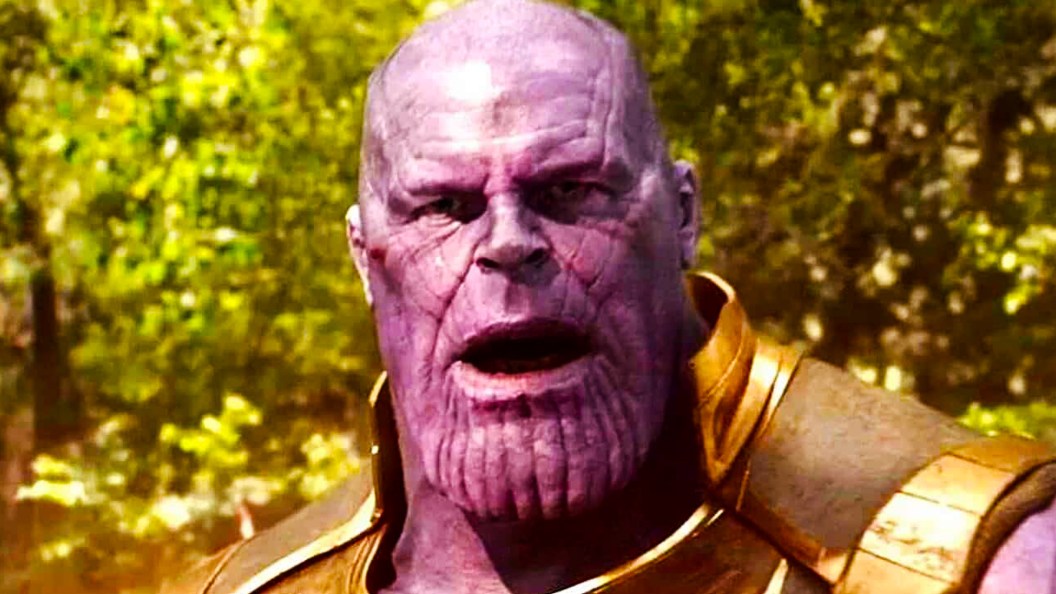 Thanos looking shocked in Avengers Infinity War