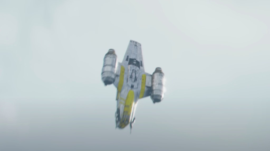 The Razor Crest in The Mandalorian and Grogu