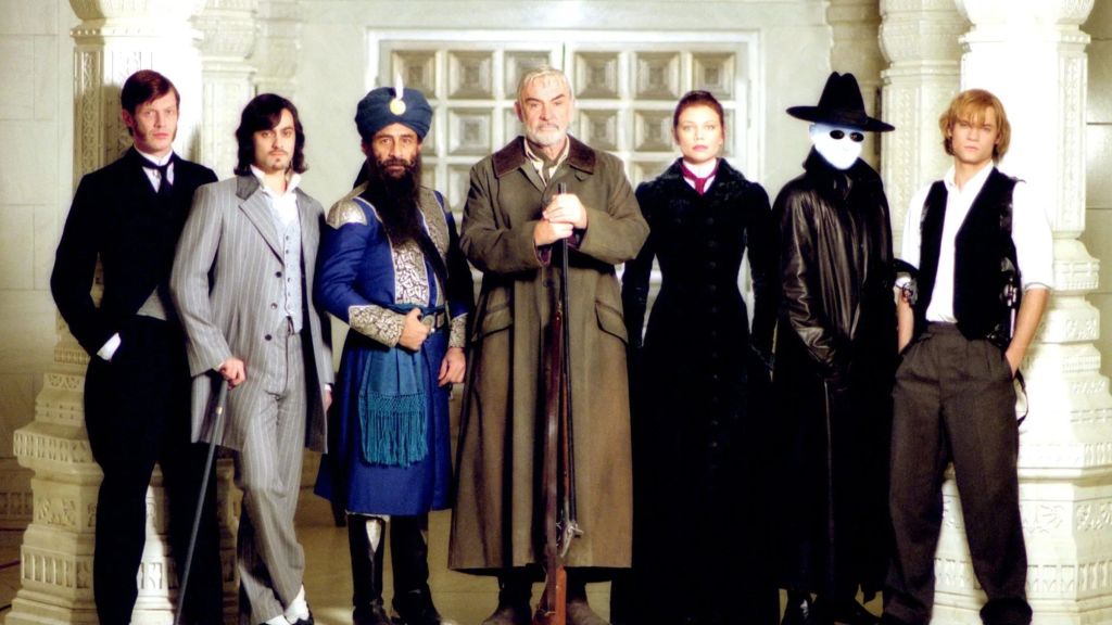 The cast of The League of Extraordinary Gentlemen comic book movie